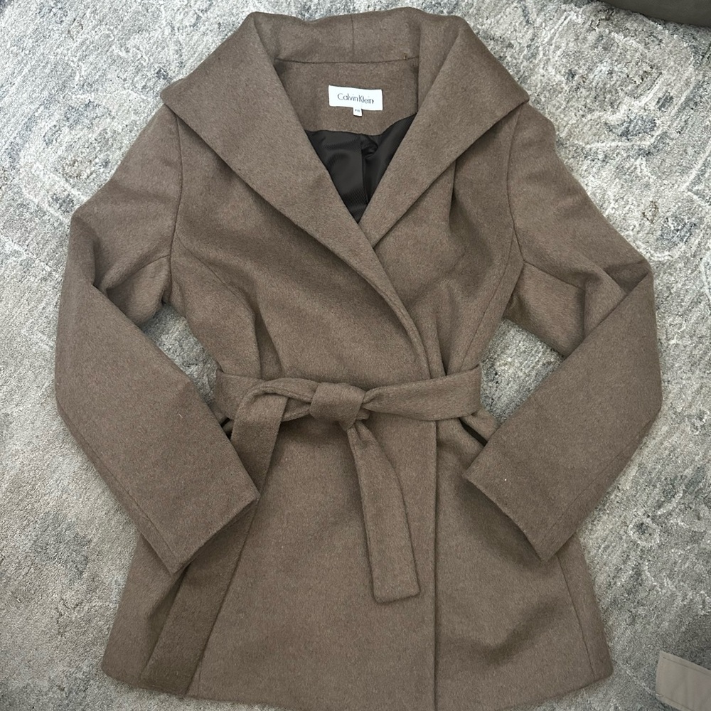 Vintage Calvin Klein pea coat Petite Size 10